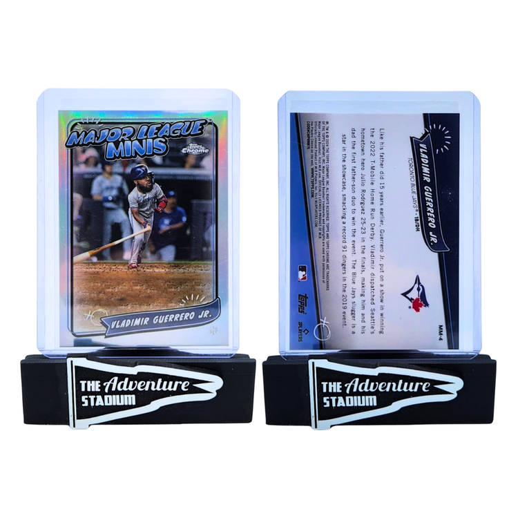 The Adventure Stadium 2024 Topps Chrome Vladimir Guerrero Jr. Major league Minis