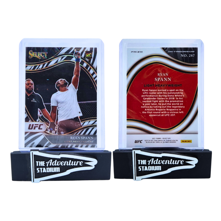 The Adventure Stadium 2021 Panini Select UFC Ryan Spann Zebra