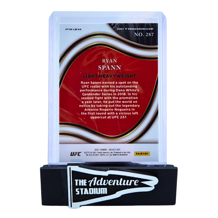 The Adventure Stadium 2021 Panini Select UFC Ryan Spann Zebra