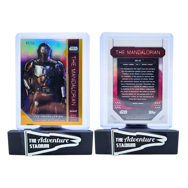 The Adventure Stadium 2024 Topps Star Wars Finest The Mandalorian 48/50