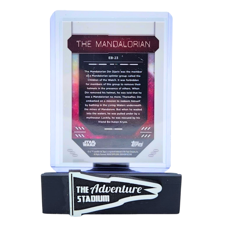 The Adventure Stadium 2024 Topps Star Wars Finest The Mandalorian 48/50