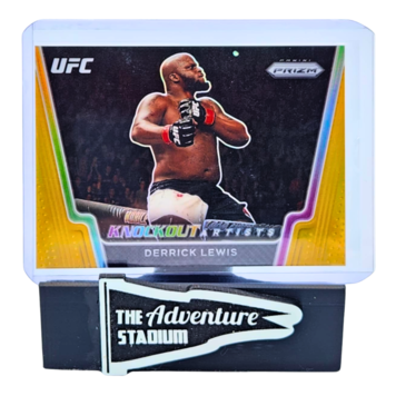 The Adventure Stadium 2021 Panini Prizm UFC Derrick Lewis Knockout Artist 04/10