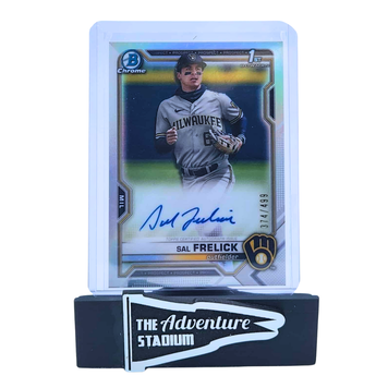 The Adventure Stadium 2021 Bowman Chrome Sal Frelick Refractor Autograph 374/499
