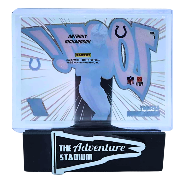 The Adventure Stadium 2023 Panini Zenith Anthony Richardson Zoom!