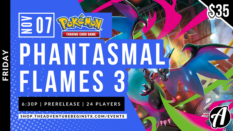 Pokémon Company International TAB Phantasmal Flames Prerelease 3