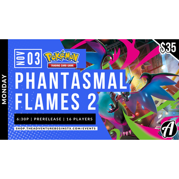Pokémon Company International TAB Phantasmal Flames Prerelease 2