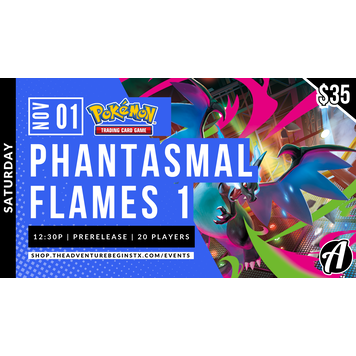 Pokémon Company International TAB Phantasmal Flames Prerelease 1