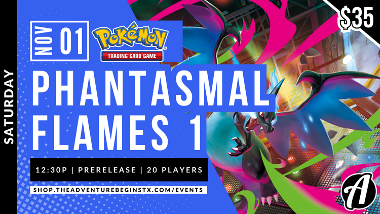 Pokémon Company International TAB Phantasmal Flames Prerelease 1