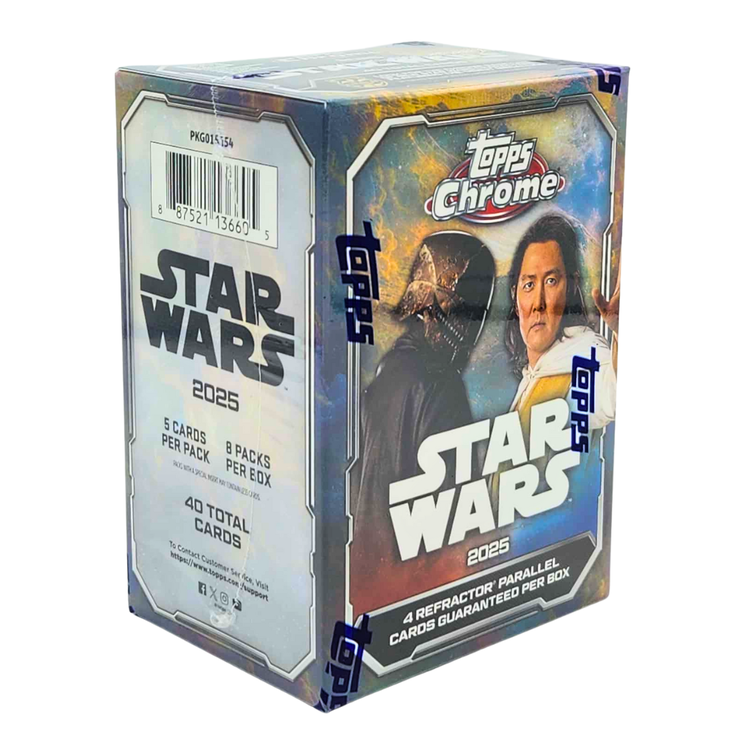 Topps 2025 Topps Chrome Star Wars Value Box SE