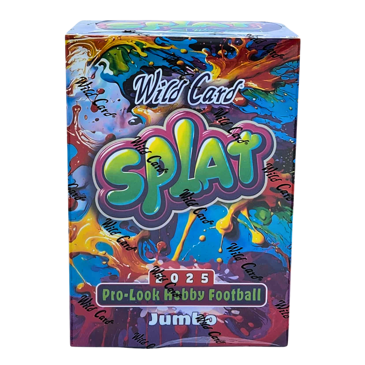 Wild Card 2025 Wild Card Splat Football Hobby Jumbo Box