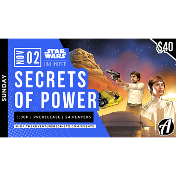 Fantasy Flight Games TAB Star Wars: Unlimited Secrets of Power Prerelease