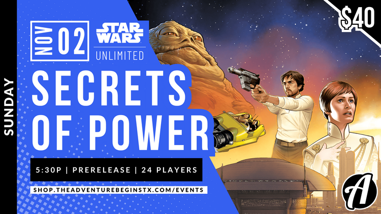 Fantasy Flight Games TAB Star Wars: Unlimited Secrets of Power Prerelease