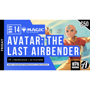 Wizards of the Coast TAB MTG Avatar: The Last Airbender Prerelease 1