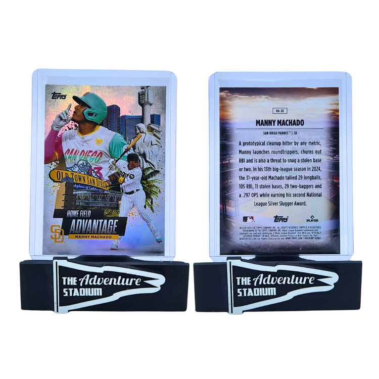 The Adventure Stadium 2025 Topps Series 2 Manny Machado Home Field Advantage