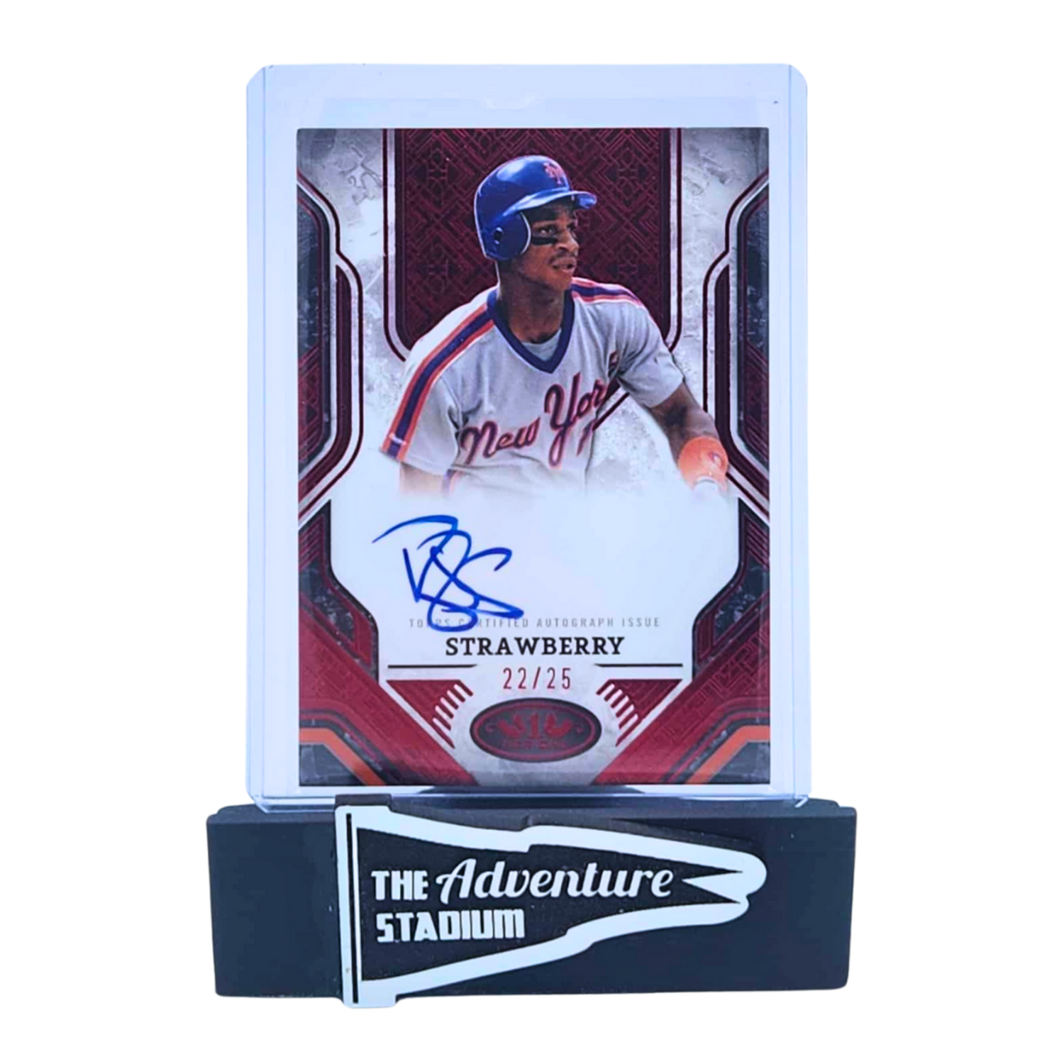 その他 TOPPS TIER ONE The Adventure Begins | 25 Topps Tier One D. Strawberry Autograph