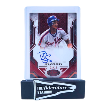 The Adventure Stadium 2025 Topps Tier One Darryl Strawberry Autograph 22/25