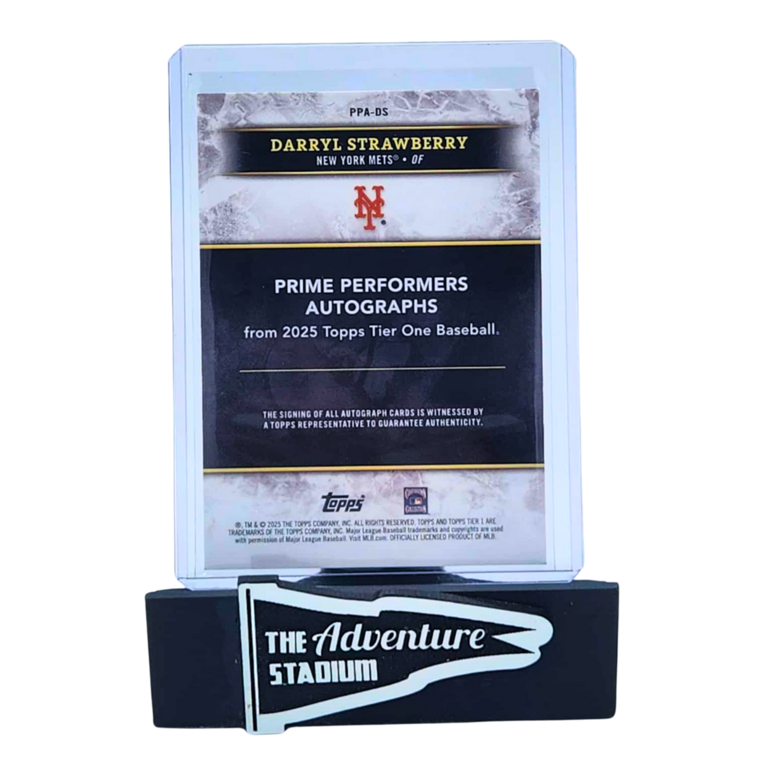 The Adventure Begins | 25 Topps Tier One D. Strawberry Autograph