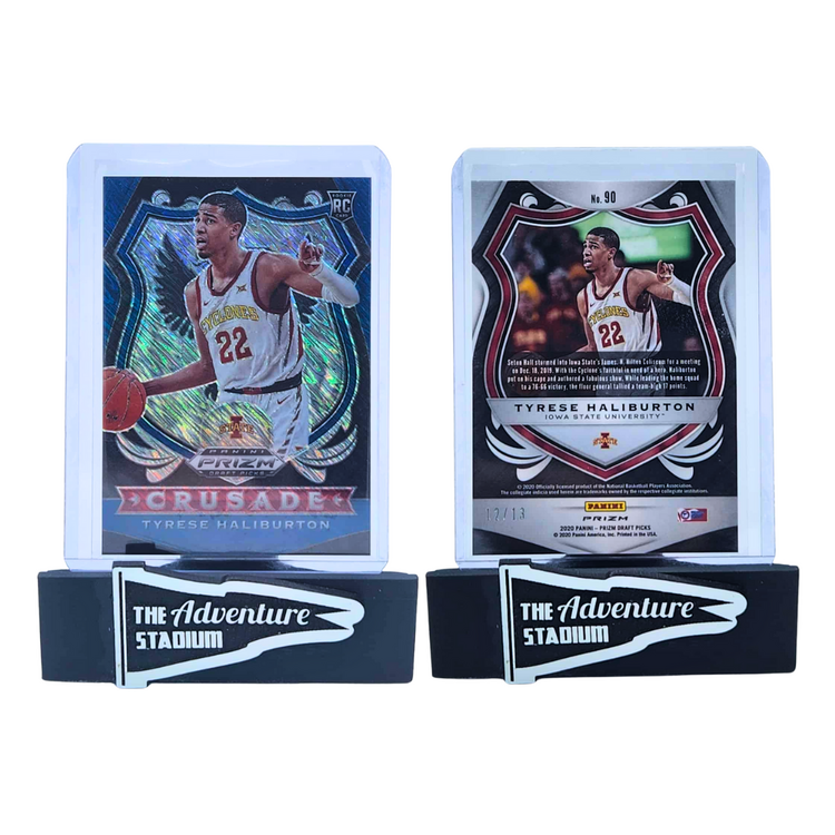 The Adventure Stadium 2020 Panini Prizm Draft Picks Tyrese Haliburton Crusade 12/13