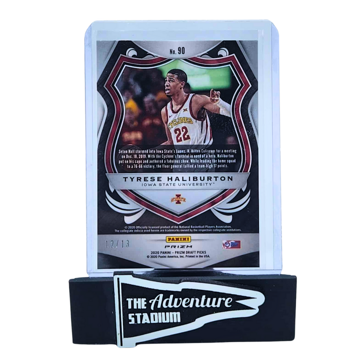 The Adventure Stadium 2020 Panini Prizm Draft Picks Tyrese Haliburton Crusade 12/13