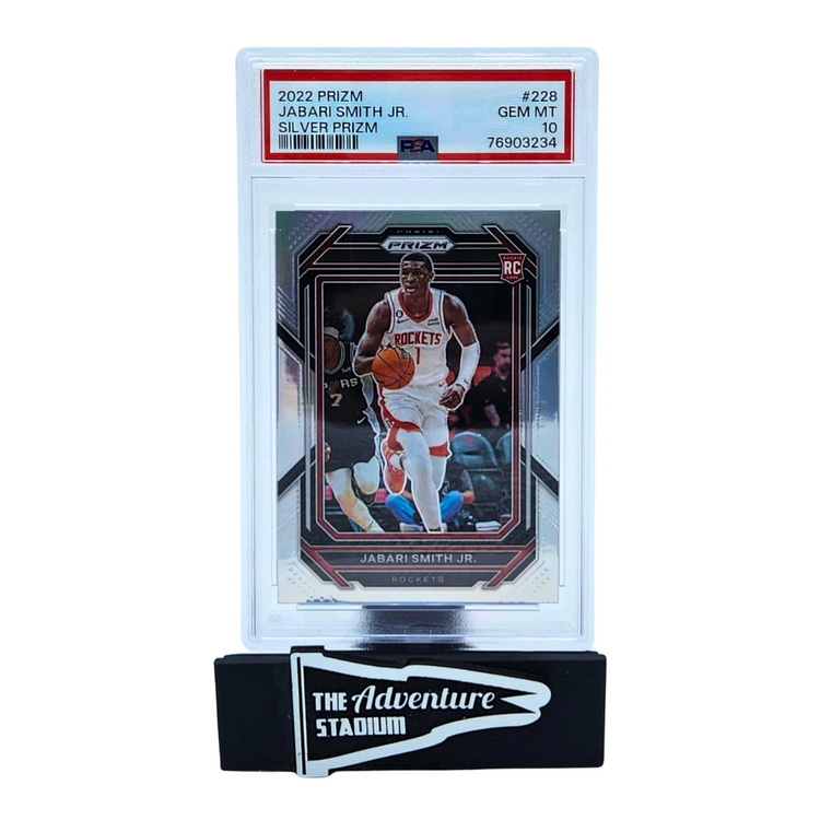 The Adventure Stadium 2022 Panini Prizm Jabari Smith Jr. Silver Prizm PSA 10