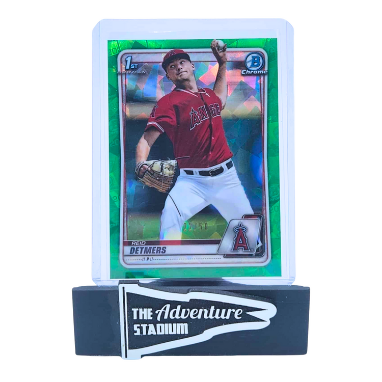 The Adventure Stadium 2020 Bowman Chrome Sapphire Reid Detmers Green 22/50