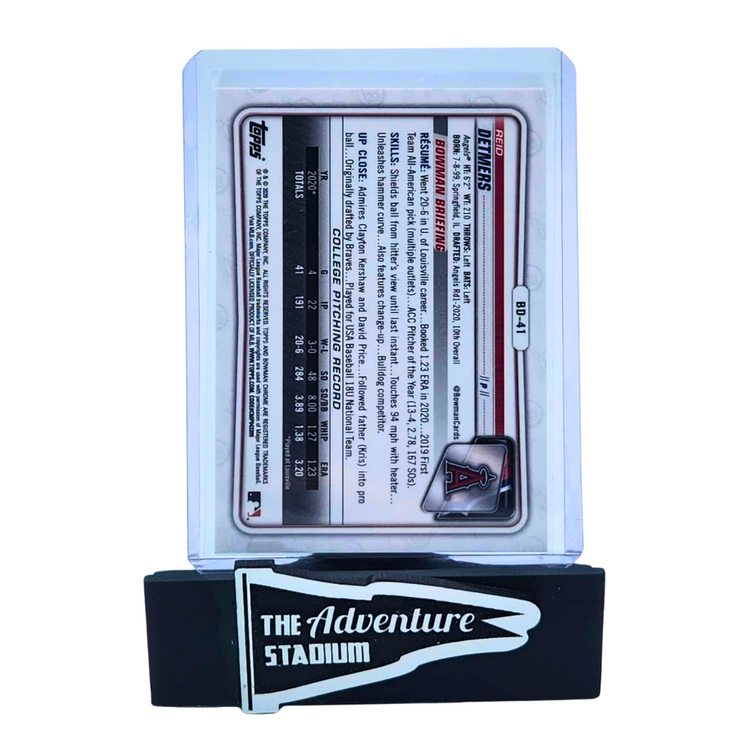 The Adventure Stadium 2020 Bowman Chrome Sapphire Reid Detmers Green 22/50