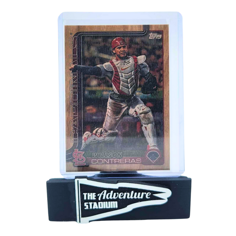The Adventure Stadium 2025 Topps Series 2 Wilson Contreras Heavy Lumber
