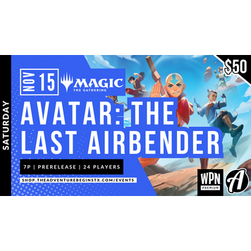 Wizards of the Coast TAB Magic The Gathering Avatar: The Last Airbender Prerelease 2