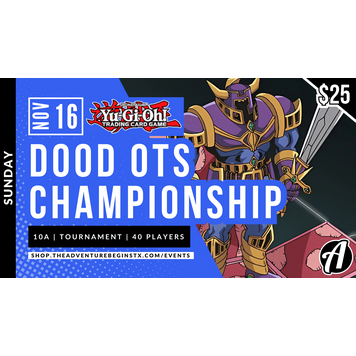 Konami TAB Yu-Gi-Oh! Doom of Dimensions OTS Championship