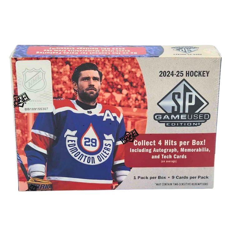 Upper Deck 2024-25 Upper Deck SP Game Used Hockey Hobby Box