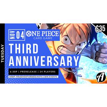 Bandai TAB One Piece Third Anniversary Event