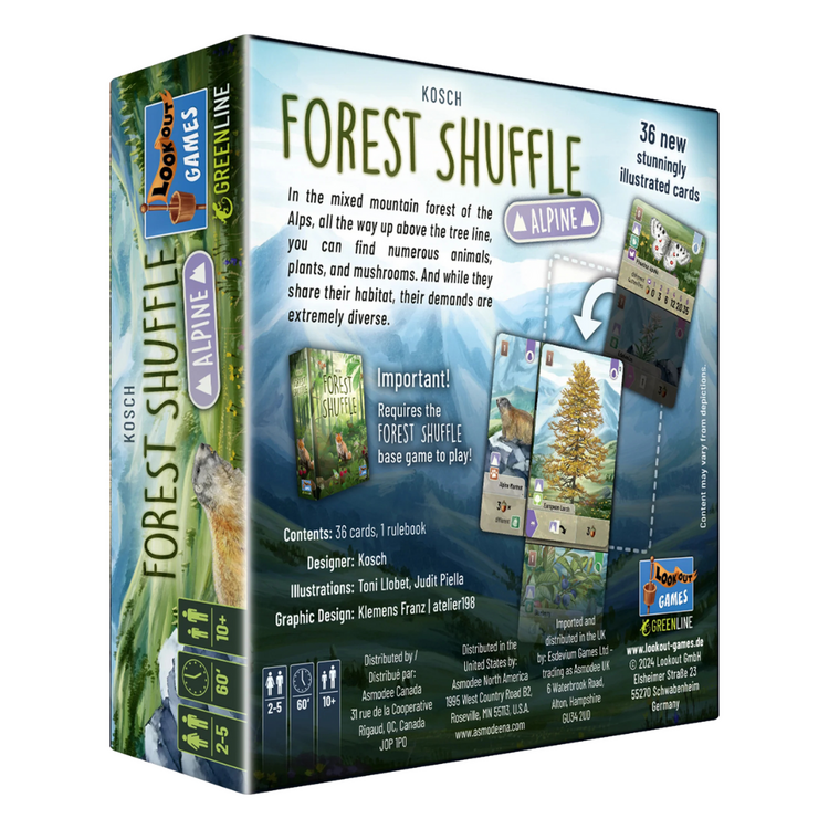 Lookout Games Forest Shuffle Alpine