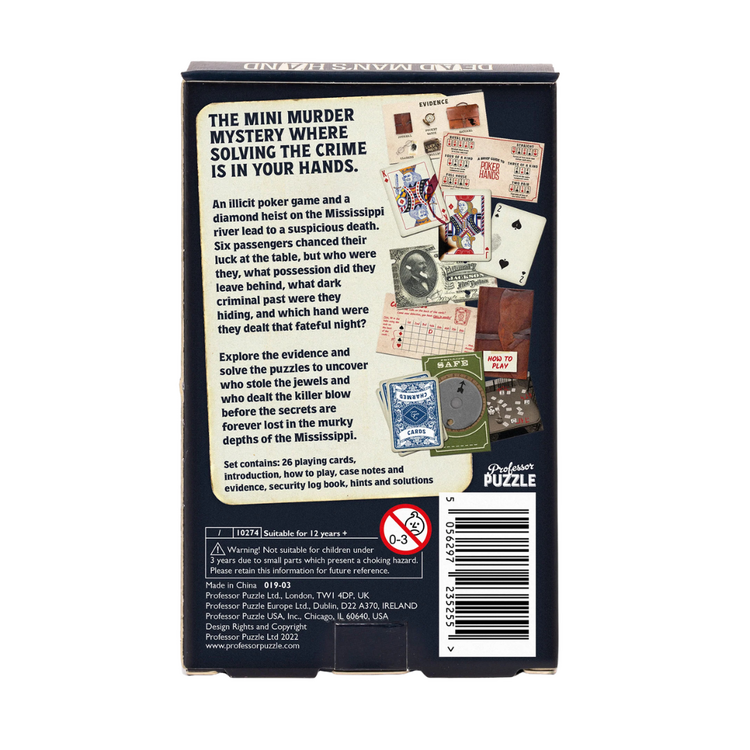 Professor Puzzle USA, Inc. Mini Dead Man's Hand Game (D.8)