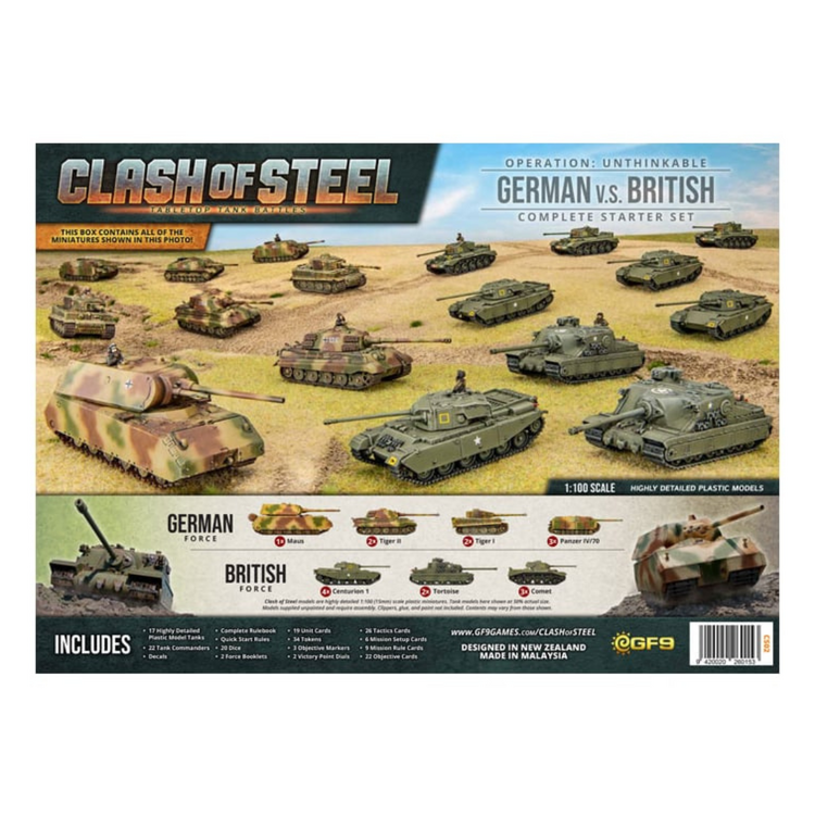 Clash of Steel Clash of Steel - German vs. British Starter Set
