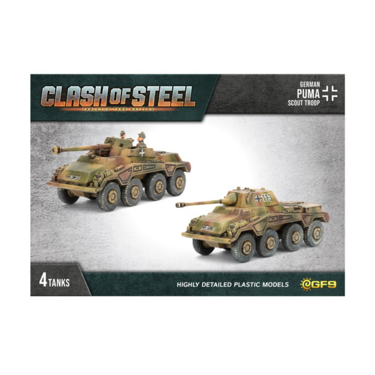 Clash of Steel Clash of Steel - Puma Scout Troop (x4)