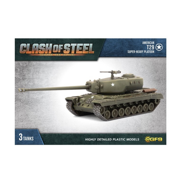 Clash of Steel Clash of Steel - T29 Super-Heavy Tank Platoon (x3)