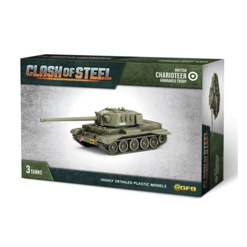 Clash of Steel Clash of Steel - Charioteer Medium Tank Troop (x3 Plastic)