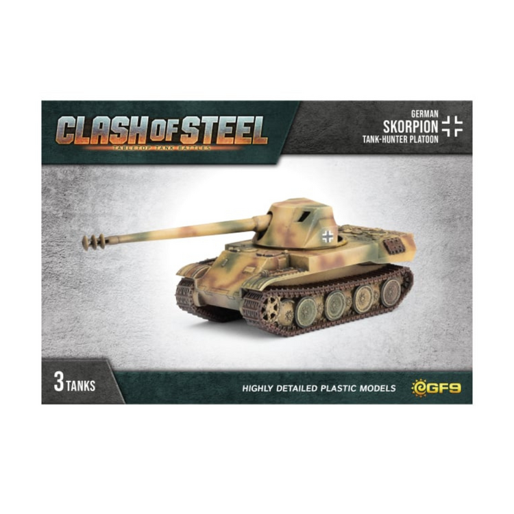 Clash of Steel Clash of Steel - Skorpion G Tank-hunter Platoon (x3 Plastic)