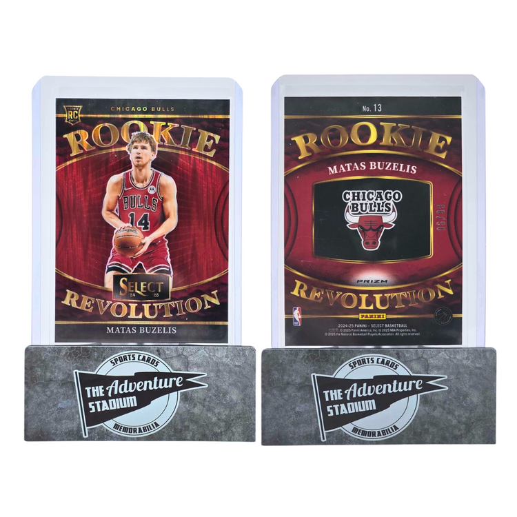 The Adventure Stadium 2024-25 Panini Select Matas Buzelis Revolutions 96/99