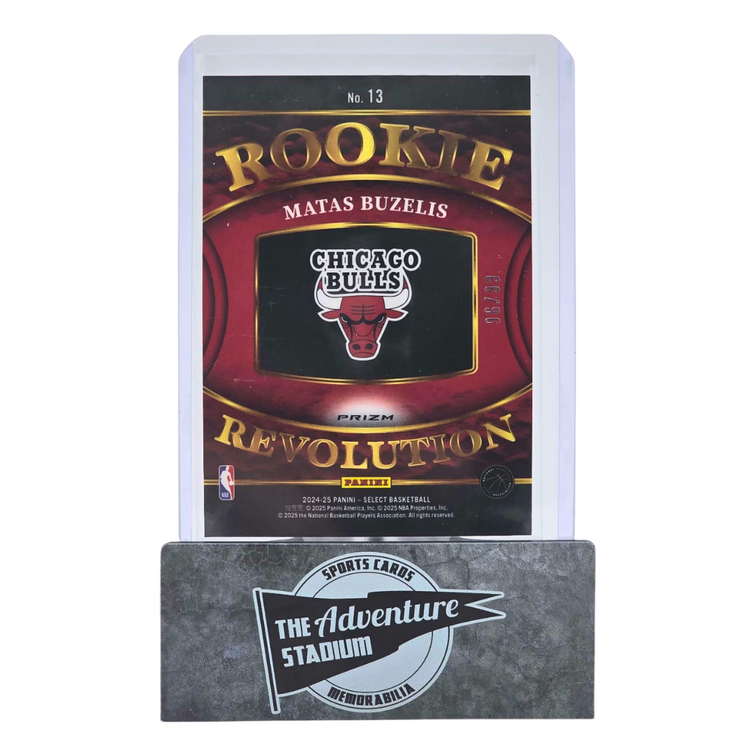 The Adventure Stadium 2024-25 Panini Select Matas Buzelis Revolutions 96/99