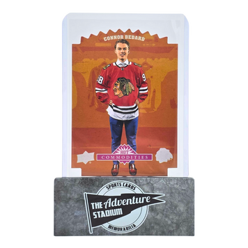 The Adventure Stadium 2024 Upper Deck CDD Promo Connor Bedard Die-Cut