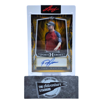 The Adventure Stadium 2025 Leaf Sport Heroes Terry Francona Autograph 1/1