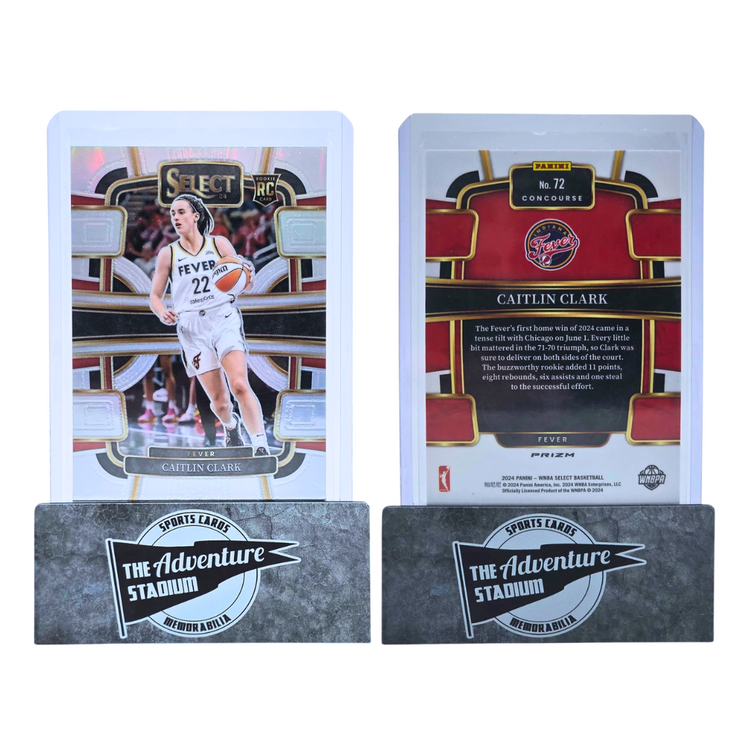 The Adventure Stadium 2024 Panini WNBA Select Caitlin Clark Silver