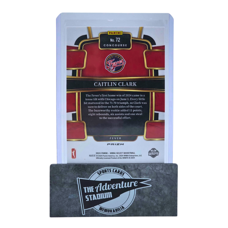 The Adventure Stadium 2024 Panini WNBA Select Caitlin Clark Silver