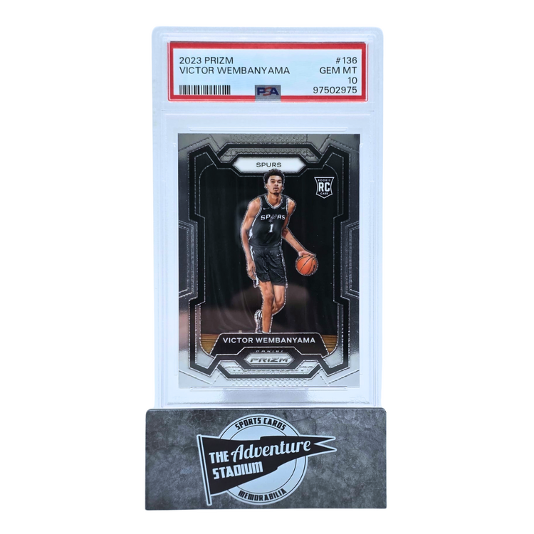 The Adventure Stadium 2023 Panini Prizm Victor Wembanyama PSA 10