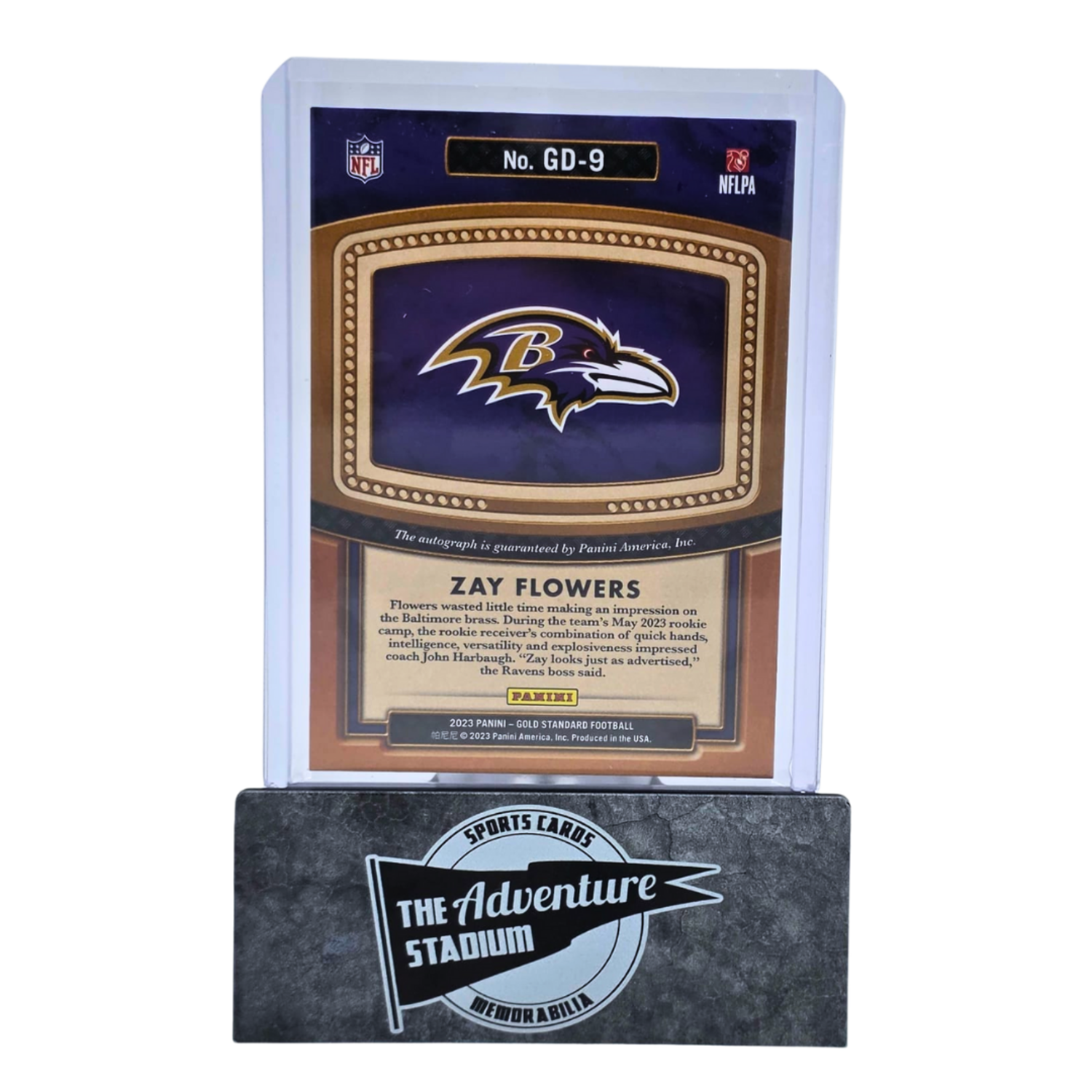 The Adventure Begins | 2023 Panini Gold Standard Zay Flowers Auto