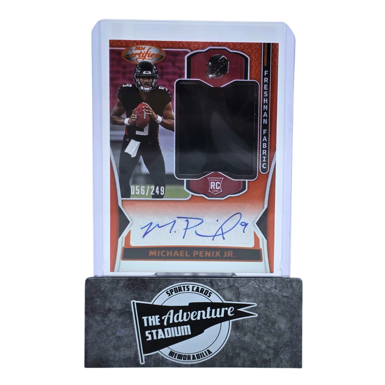 The Adventure Stadium 2024 Panini Certified Michael Penix Jr. Patch Autograph 056/249