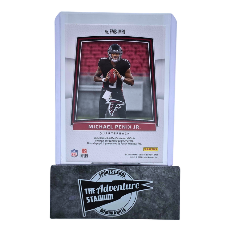 The Adventure Stadium 2024 Panini Certified Michael Penix Jr. Patch Autograph 056/249