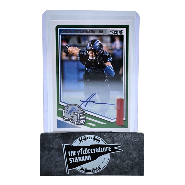 The Adventure Stadium 2025 Panini Score Aidan Hutchinson Autograph