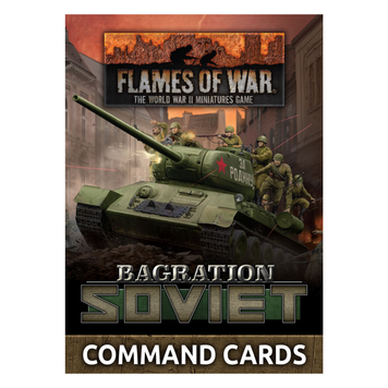 Flames of War FoW: Bagration - Soviet Command Cards